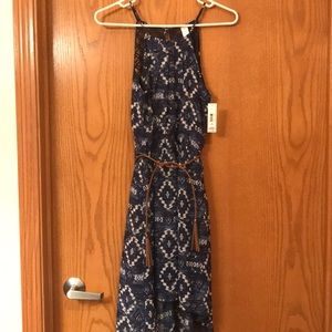 NWT New Boundaries Hi Lo Pleated Dress M